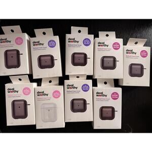 Lot of 9 DealWorthy AirPods Case Covers 1/2/3 & Pro Gen NIB